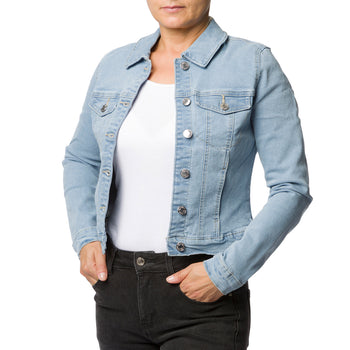 Giacca di jeans blu chiaro da donna Vero Moda, Black Friday | Sconti fino al 50%, SKU j613000145, Immagine 0